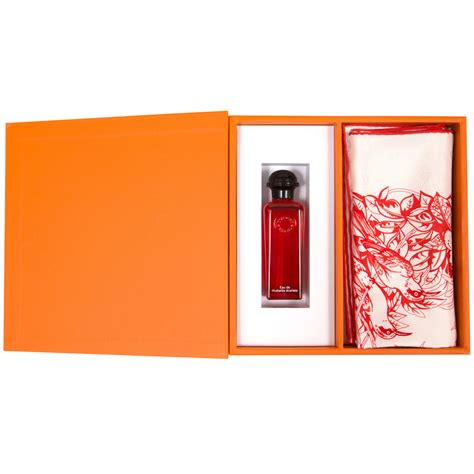 hermes aftershave gift set|hermès rhubarb gift set.